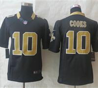 New Orleans Saints #10 Brandin Cooks Black NFL Limited Jerseys