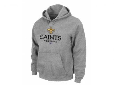 New Orleans Saints Critical Victory Pullover Hoodie Grey New Orleans Saints Critical Victory Pullover Hoodie Grey