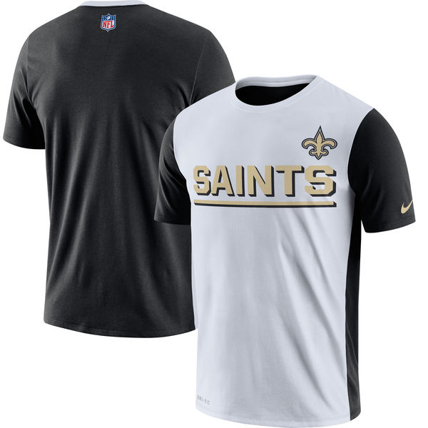 New Orleans Saints Nike Champ Drive 2.0 Performance T-Shirt White New Orleans Saints Nike Champ Drive 2.0 Performance T-Shirt White