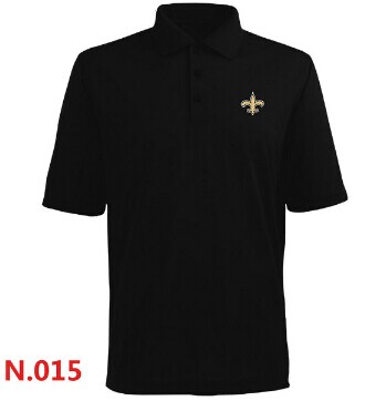 New Orleans Saints Players Performance Polo -Black New Orleans Saints Players Performance Polo -Black