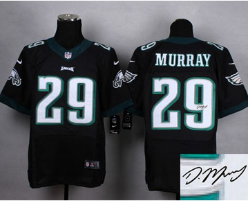 New Philadelphia Eagles #29 DeMarco Murray Black Alternate Men's Stitched NFL Elite Autographed Jersey New Philadelphia Eagles #29 DeMarco Murray Black Alternate Men's Stitched NFL Elite Autographed Jersey