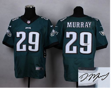 New Philadelphia Eagles #29 DeMarco Murray Midnight Green Team Color Men's Stitched NFL Elite Autographed Jersey New Philadelphia Eagles #29 DeMarco Murray Midnight Green Team Color Men's Stitched NFL Elite Autographed Jersey