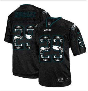 New Philadelphia Eagles #29 DeMarco Murray New Lights Out Black Men's Stitched NFL Elite jersey New Philadelphia Eagles #29 DeMarco Murray New Lights Out Black Men's Stitched NFL Elite jersey