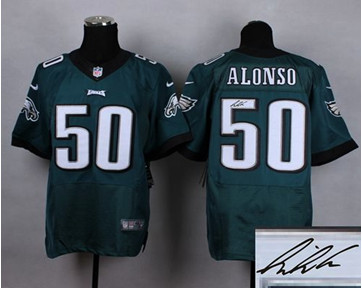 New Philadelphia Eagles #50 Kiko Alonso Midnight Green Team Color Men's Stitched NFL Elite jerseys New Philadelphia Eagles #50 Kiko Alonso Midnight Green Team Color Men's Stitched NFL Elite jerseys