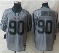 New Philadelphia Eagles #90 Marcus Smith Lights Out Grey Elite Jerseys New Philadelphia Eagles #90 Marcus Smith Lights Out Grey Elite Jerseys