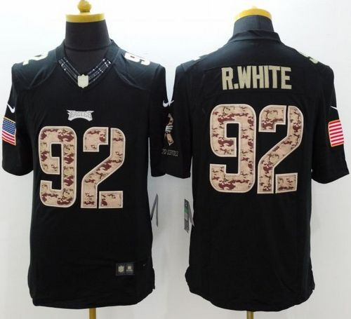 New Philadelphia Eagles #92 Reggie White Black Men's Stitched NFL Limited Salute to Service jersey New Philadelphia Eagles #92 Reggie White Black Men's Stitched NFL Limited Salute to Service jersey