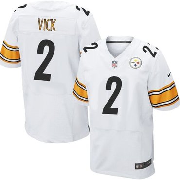 New Pittsburgh Steelers #2 Michael Vick White NFL Elite Jersey