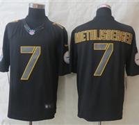 New Pittsburgh Steelers #7 Ben Roethlisberger Black NFL Impact Limited Jersey