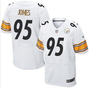 New Pittsburgh Steelers #95 Jarvis Jones White NFL Elite Jersey New Pittsburgh Steelers #95 Jarvis Jones White NFL Elite Jersey