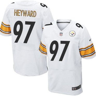 New Pittsburgh Steelers #97 Cameron Heyward White Men's Stitched NFL Elite Jersey