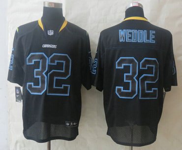 New San Diego Charger #32 32 Weddle Grey Lights Out Black Elite Jerseys New San Diego Charger #32 32 Weddle Grey Lights Out Black Elite Jerseys