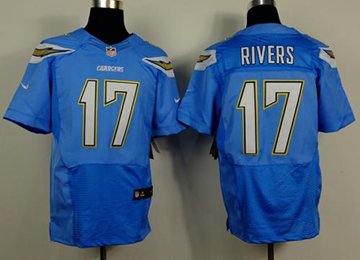 New San Diego Chargers #17 Philip Rivers Electric Blue Alternate NFL New Elite jersey New San Diego Chargers #17 Philip Rivers Electric Blue Alternate NFL New Elite jersey