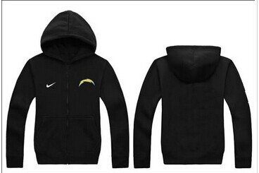 New San Diego Chargers Authentic Logo Hoodie Black