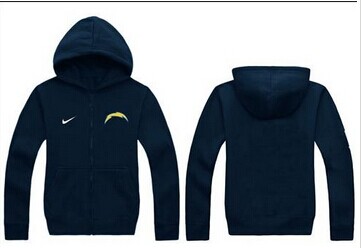 New San Diego Chargers Authentic Logo Hoodie Navy Blue