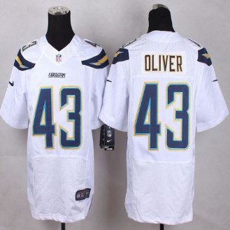 New San Diego Chrgers #43 Branden Oliver White Men's Stitched NFL New Elite Jersey New San Diego Chrgers #43 Branden Oliver White Men's Stitched NFL New Elite Jersey