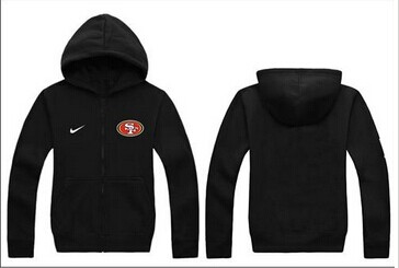New San Francisco 49ers Authentic Logo Hoodie Black