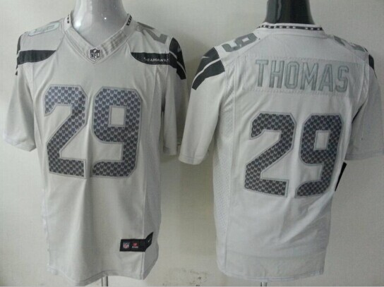 New Seattle Seahawks #29 Earl Thomas White Platinum Jersey New Seattle Seahawks #29 Earl Thomas White Platinum Jersey