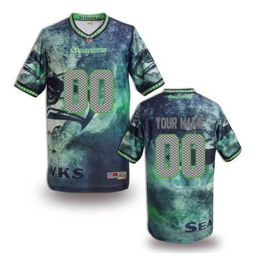 New Seattle Seahawks Customized Jersey-01 (1)