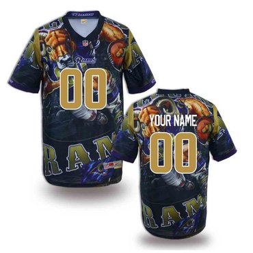 New St. Louis Rams Customized Jersey-01 New St. Louis Rams Customized Jersey-01