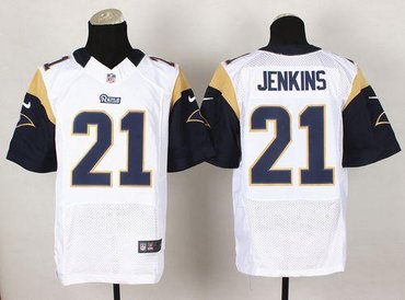 New St.Louis Rams #21 Janoris Jenkins White NFL Elite Jersey New St.Louis Rams #21 Janoris Jenkins White NFL Elite Jersey