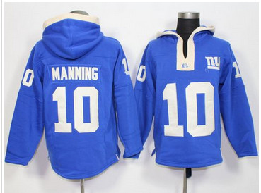 New York Giants #10 Eli Manning Royal Blue Player Winning Method Pullover NFL Hoodie New York Giants #10 Eli Manning Royal Blue Player Winning Method Pullover NFL Hoodie