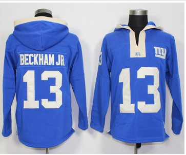 New York Giants #13 Odell Beckham Jr Royal Blue Player Winning Method Pullover NFL Hoodie New York Giants #13 Odell Beckham Jr Royal Blue Player Winning Method Pullover NFL Hoodie
