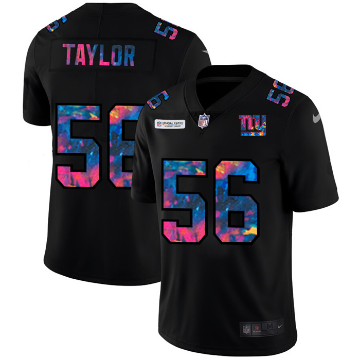 New York Giants #56 Lawrence Taylor Men's Nike Multi-Color Black 2020 NFL Crucial Catch Vapor Untouchable Limited Jersey New York Giants #56 Lawrence Taylor Men's Nike Multi-Color Black 2020 NFL Crucial Catch Vapor Untouchable Limited Jersey