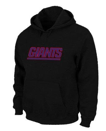 New York Giants Authentic Logo Pullover Hoodie Black New York Giants Authentic Logo Pullover Hoodie Black