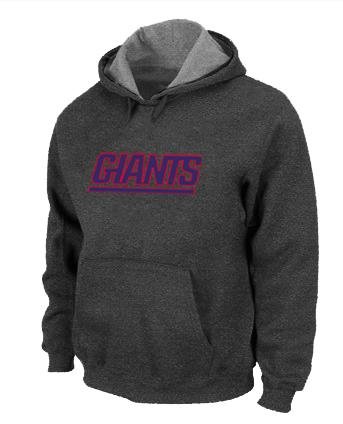 New York Giants Authentic Logo Pullover Hoodie D.Grey New York Giants Authentic Logo Pullover Hoodie D.Grey