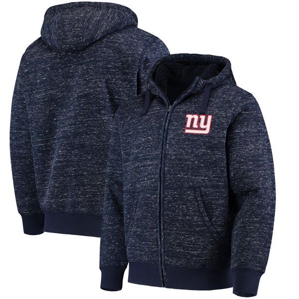 New York Giants G III Sports By Carl Banks Discovery Sherpa Full Zip Jacket Heathered Navy New York Giants G III Sports By Carl Banks Discovery Sherpa Full Zip Jacket Heathered Navy