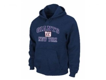 New York Giants Heart & Soul Pullover Hoodie D.Blue