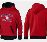 New York Giants Heart & Soul Pullover Hoodie Red & Black New York Giants Heart & Soul Pullover Hoodie Red & Black