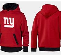 New York Giants Logo Pullover Hoodie Red & Black New York Giants Logo Pullover Hoodie Red & Black