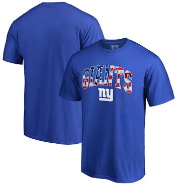 New York Giants NFL Pro Line By Fanatics Branded Banner Wave T-Shirt Royal New York Giants NFL Pro Line By Fanatics Branded Banner Wave T-Shirt Royal
