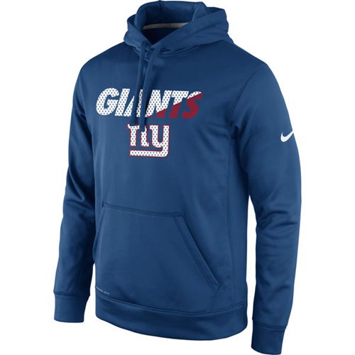 New York Giants Nike Kick Off Staff Performance Pullover Hoodie Royal New York Giants Nike Kick Off Staff Performance Pullover Hoodie Royal