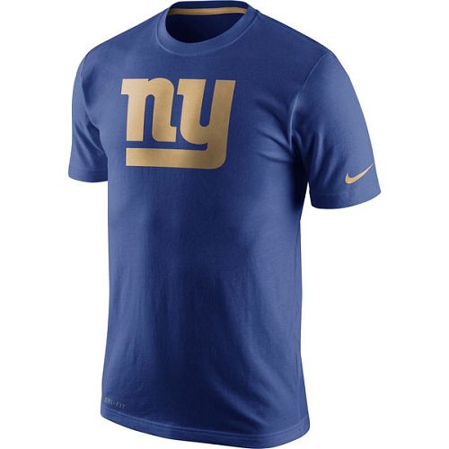 New York Giants Nike Royal Championship Drive Gold Collection Performance T-Shirt New York Giants Nike Royal Championship Drive Gold Collection Performance T-Shirt