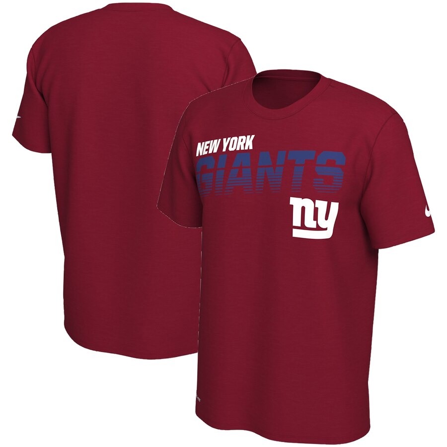 New York Giants Nike Sideline Line Of Scrimmage Legend Performance T-Shirt Red New York Giants Nike Sideline Line Of Scrimmage Legend Performance T-Shirt Red