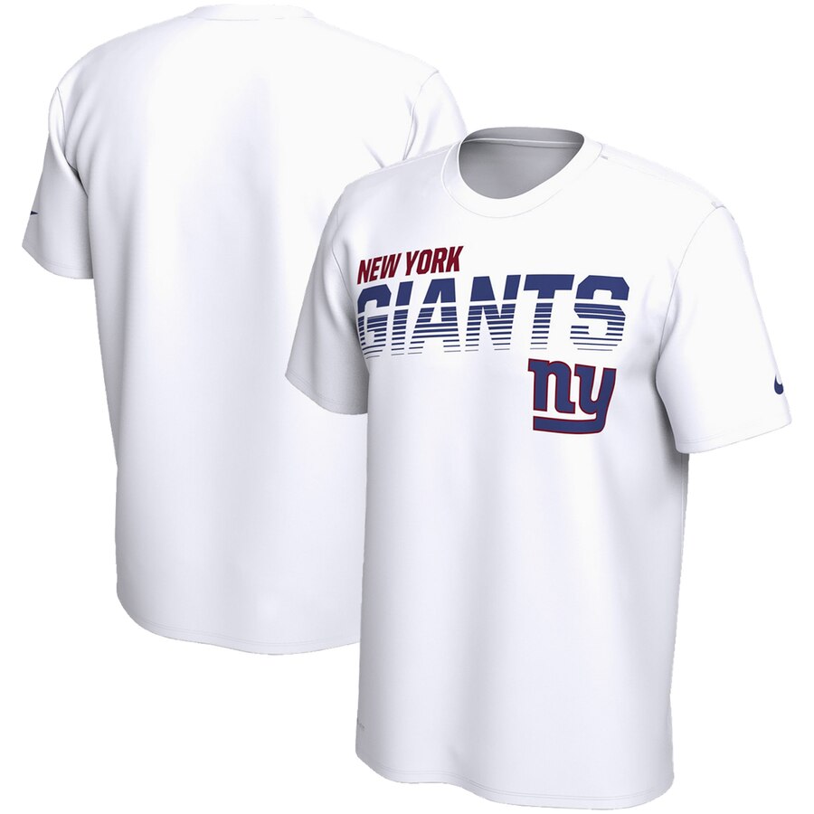 New York Giants Nike Sideline Line Of Scrimmage Legend Performance T-Shirt White New York Giants Nike Sideline Line Of Scrimmage Legend Performance T-Shirt White