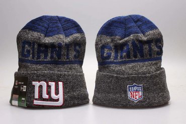 New York Giants Team Logo Dark Gray Knit Hat YP