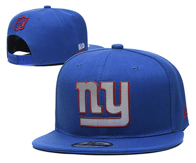 New York Giants Team Logo Royal Adjustable Hat YD
