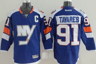 New York Islanders #91 John Tavares Baby Blue 2014 Stadium Series Stitched NHL Jersey