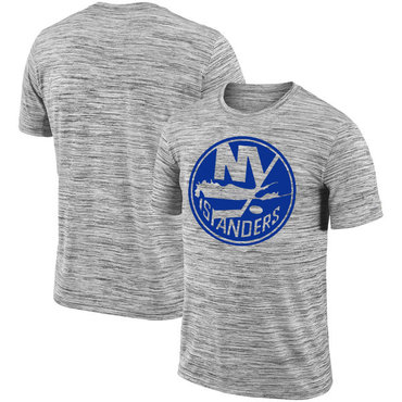 New York Islanders 2018 Heathered Black Sideline Legend Velocity Travel Performance T-Shirt New York Islanders 2018 Heathered Black Sideline Legend Velocity Travel Performance T-Shirt