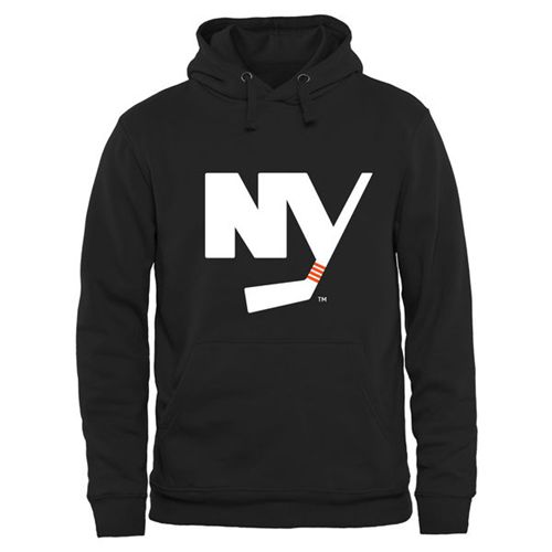 New York Islanders Rinkside Logo Pullover Hoodie Black New York Islanders Rinkside Logo Pullover Hoodie Black