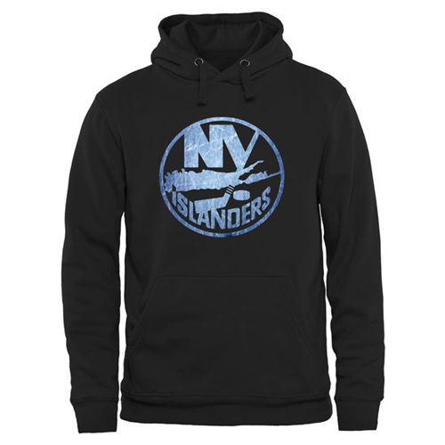 New York Islanders Rinkside Pond Hockey Pullover Hoodie Black New York Islanders Rinkside Pond Hockey Pullover Hoodie Black