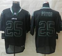 New York Jets #25 Calvin Pryor Lights Out Black Elite Jerseys