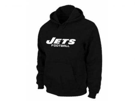 New York Jets Authentic font Pullover Hoodie Black New York Jets Authentic font Pullover Hoodie Black