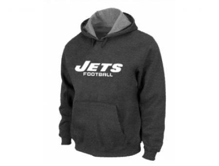 New York Jets Authentic font Pullover Hoodie D.Grey New York Jets Authentic font Pullover Hoodie D.Grey