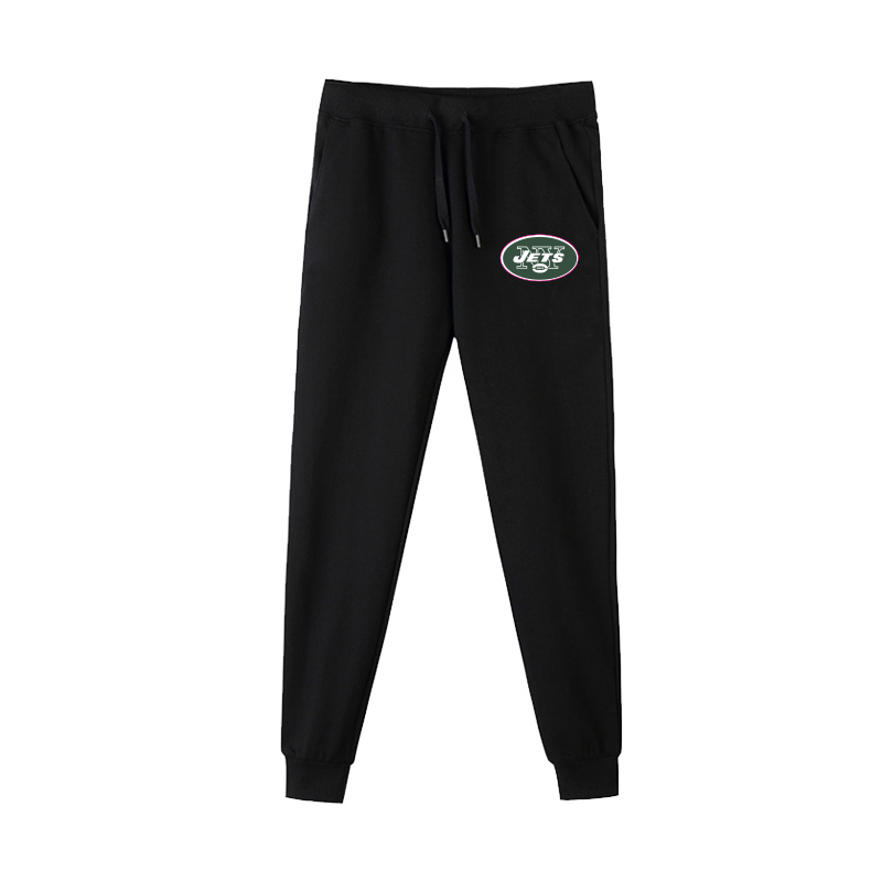 New York Jets Black Men's Winter Thicken NFL Sports Pant New York Jets Black Men's Winter Thicken NFL Sports Pant