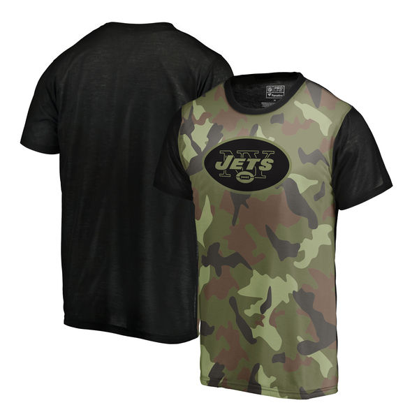 New York Jets Camo NFL Pro Line By Fanatics Branded Blast Sublimated T Shirt New York Jets Camo NFL Pro Line By Fanatics Branded Blast Sublimated T Shirt