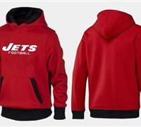 New York Jets Critical Victory Pullover Hoodie Red & Black New York Jets Critical Victory Pullover Hoodie Red & Black